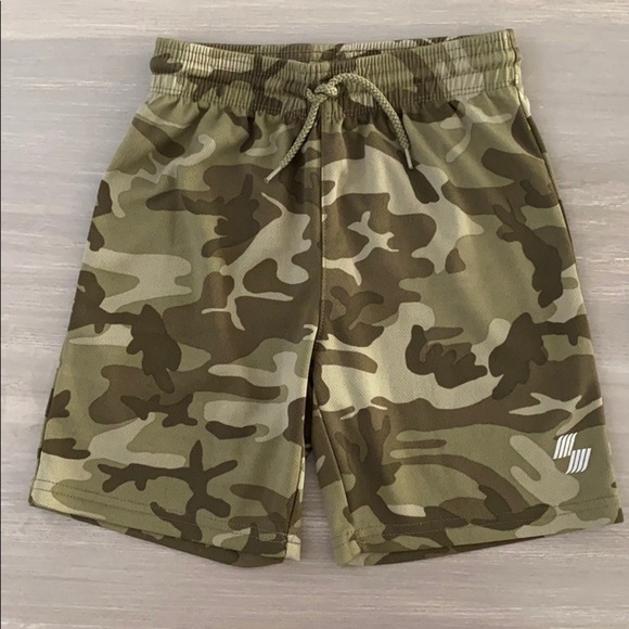 Place Sport Set of 2 Athletic Shorts Grey & Camo - Picture 3 of 5